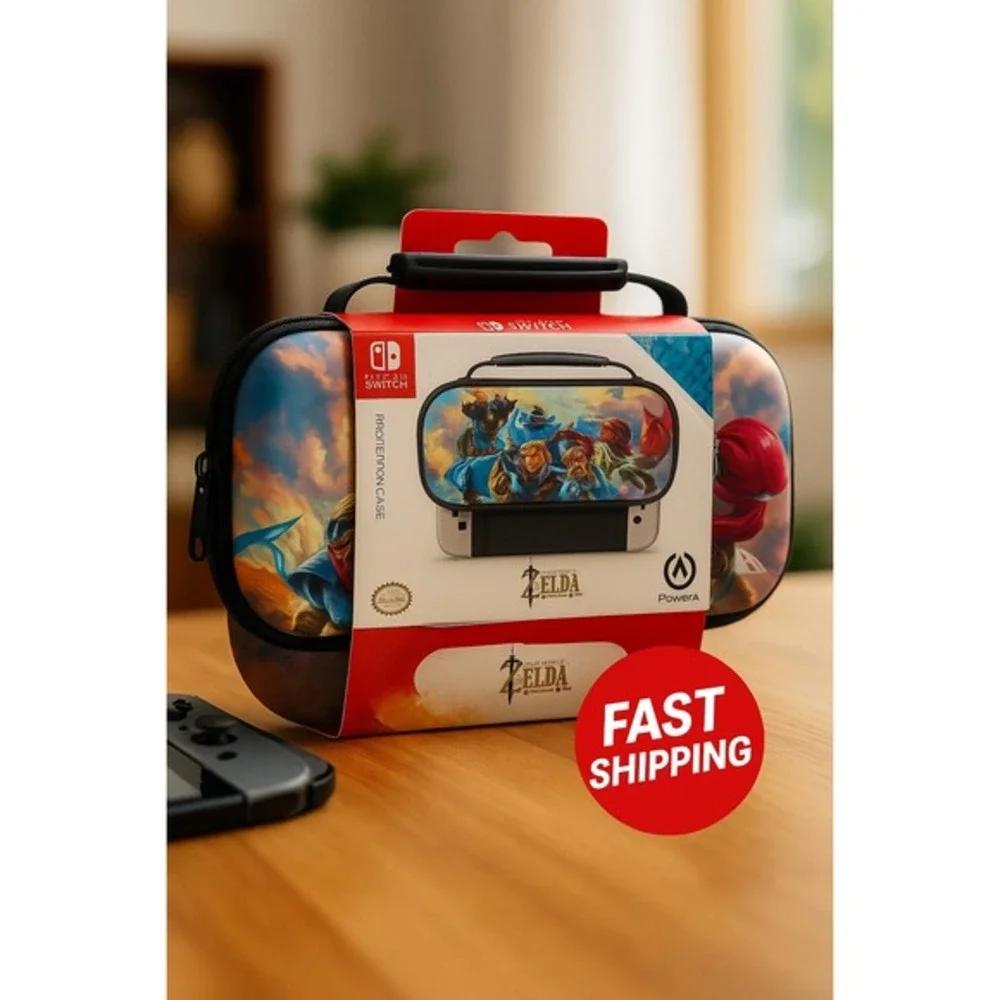 PowerA Zelda Breath of the Wild Nintendo Switch‎ Protective Travel Case NIB